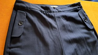 Pantalón azul marino mujer T42