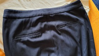 Pantalón azul marino mujer T42