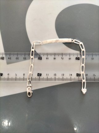 Pulsera Plata Hombre Nueva