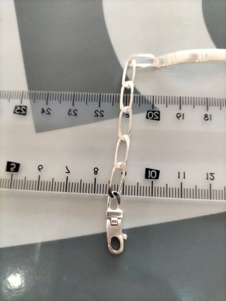 Pulsera Plata Hombre Nueva