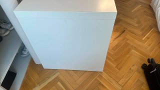 Escritorio MALM IKEA blanco con tablero extraíble
