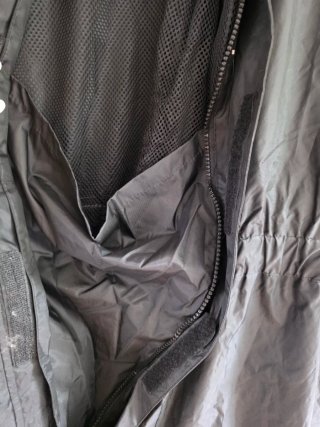 Chubasquero Moto Negro y Azul