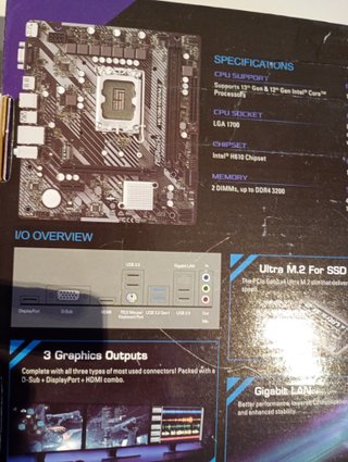 Placa Base ASRock H610M-HDV/M.2 R2.0