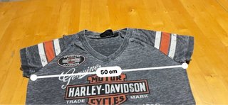 Camiseta Mujer Harley Davidson Gris