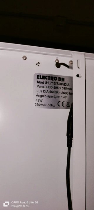 Panel LED 60x60 Empotrar/Superficie