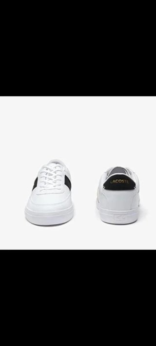 Zapatillas Lacoste Blancas y Negras