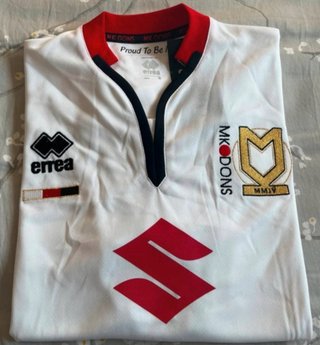 Camiseta Errea MK Dons Primera Equipación 2016