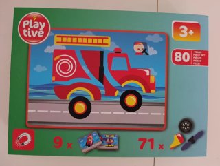 Juego de imanes Playtive 80 piezas