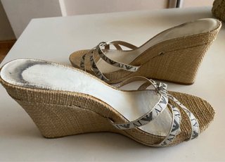 Cuñas Armani Jeans Blancas