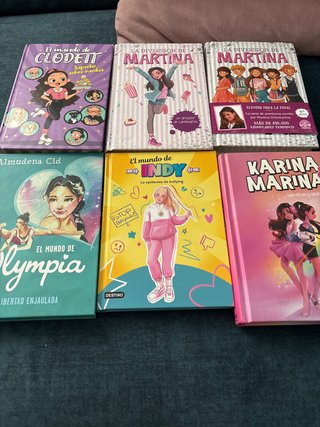 Conjunto libros youtubers juveniles