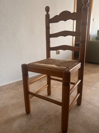 Mesa comedor extensible con 6 sillas