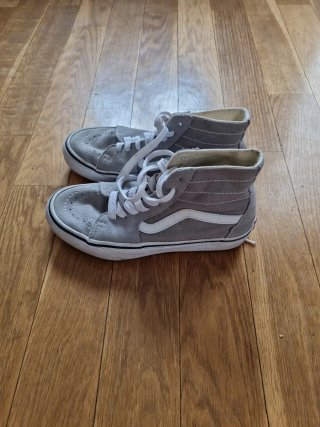 Zapatillas Vans Media Caña Gris Talla 36