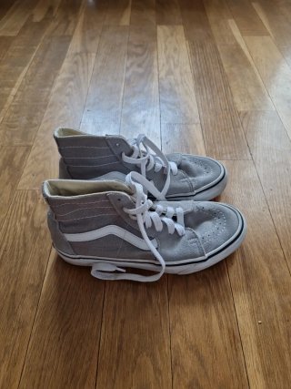 Zapatillas Vans Media Caña Gris Talla 36