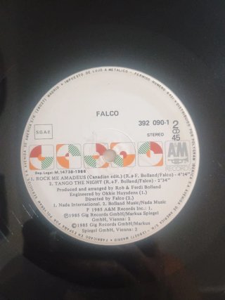 Maxi LP Falco Rock Me Amadeus
