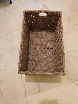 Mueble de mimbre con 6 cajones
