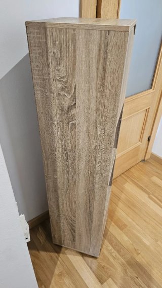 Estantería de Puerta de Madera marrón nórdica