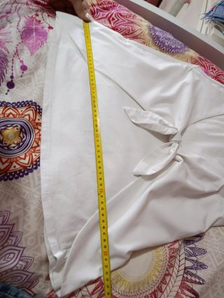Conjunto blusa Blanca y Shorts Vaqueros
