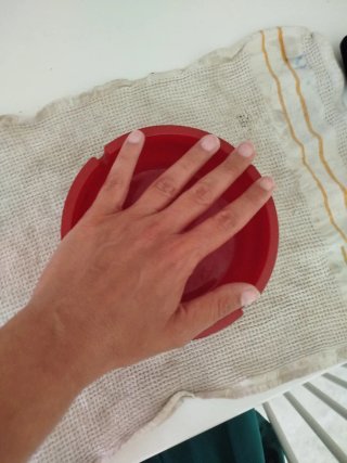 Cenicero rojo