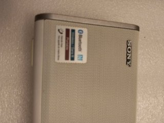 Altavoz Sony BTX300 Plata/Blanco