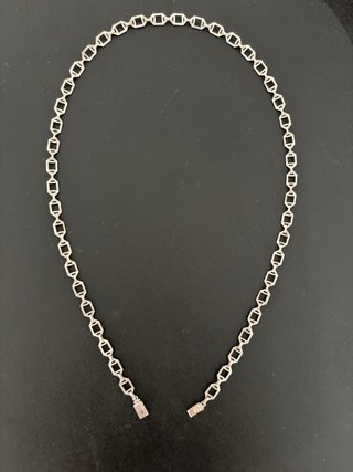 Cadena de plata 925 con eslabones cuadrados