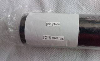 Vinilo Adhesivo Gris Plata 80cmx5m
