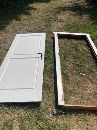 4 Puertas Madera Pino Blancas