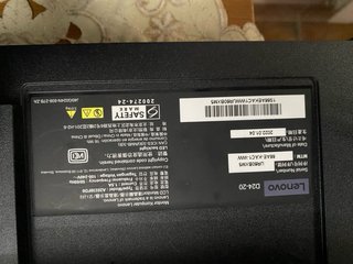 Pantallas Lenovo 55x33cm=25p  LG 44x26cm=20pulgada