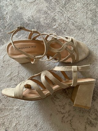 Sandalias Piccola Piu Beige Talla 37