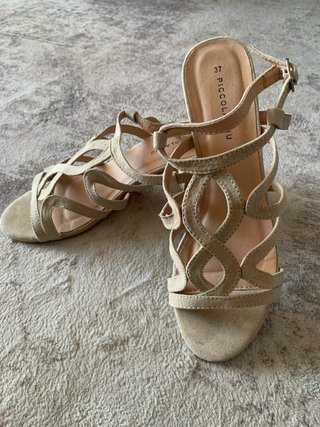 Sandalias Piccola Piu Beige Talla 37