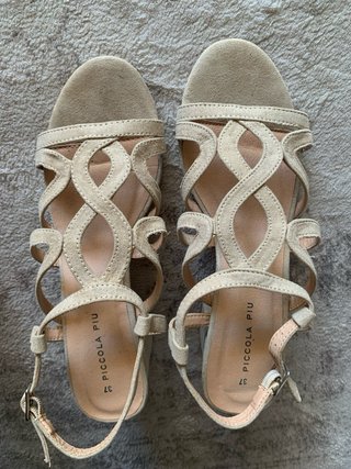 Sandalias Piccola Piu Beige Talla 37