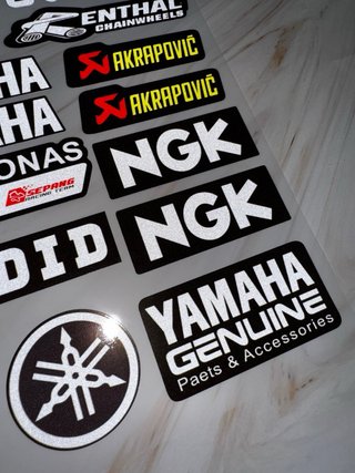 KIT PEGATINAS VINILO YAMAHA MOTO LOGO TRACER DT MT