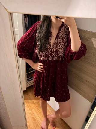 Vestido Boho Chic Zara Talla S