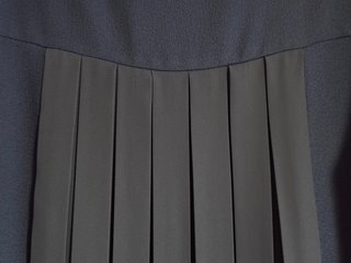 Vestido azul Klein con cremallera
