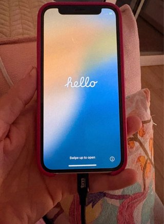 iPhone 12 mini 32 GB Bianco + cover rosa