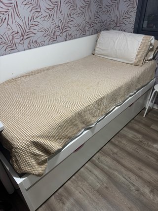 Cama nido 2x 90x190cm y 1 somier eléctrico