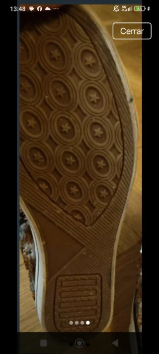 Tipo Converse Lentejuelas Talla 39 Doradas/Platea