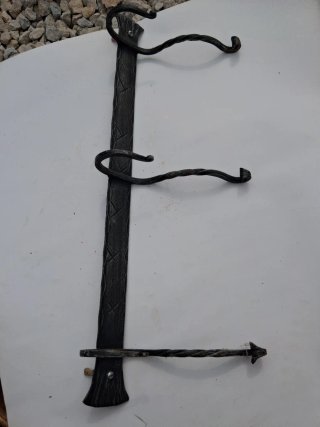 Perchero de hierro forjado