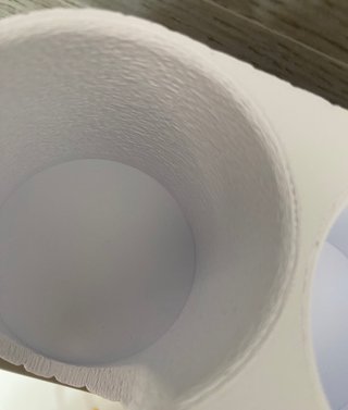 Porta Cotton Fioc e Dischetti e Rigato Bianco