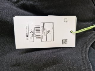 Pantalón negro vaquero