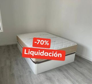 Canapé y colchón -70% Liquidación