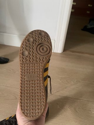 Adidas Samba Marrón y Amarillas Talla 38.5