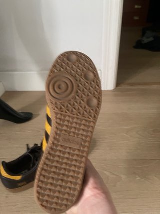 Adidas Samba Marrón y Amarillas Talla 38.5