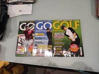 Lote 3 revistas Golf Monthly 2007
