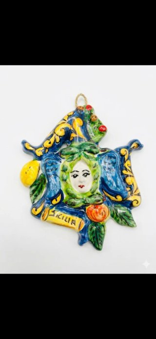 Trinacria ceramica decorativa Sicilia