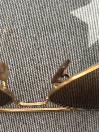 Gafas de sol Ray-Ban Aviator doradas talla 14.