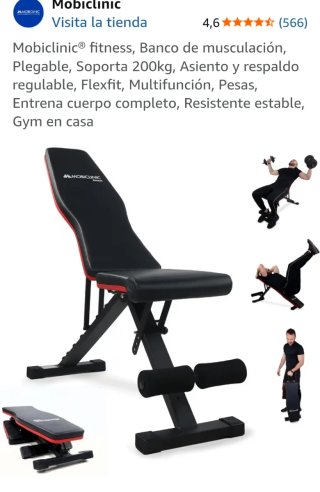 Banco de musculación MOBICLINIC