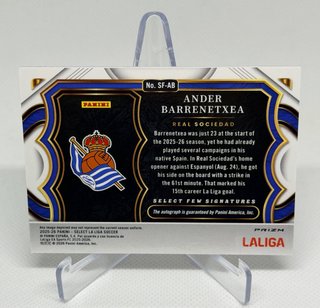 Barrenetxea Real Sociedad Red Wave Panini Selecta