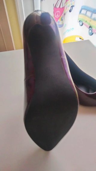 Zapatos de salón granate