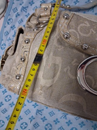 Bolso Vintage Estilo 2K Beige