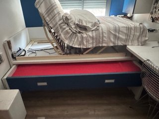 Cama nido 90x190 con 3 cajones
